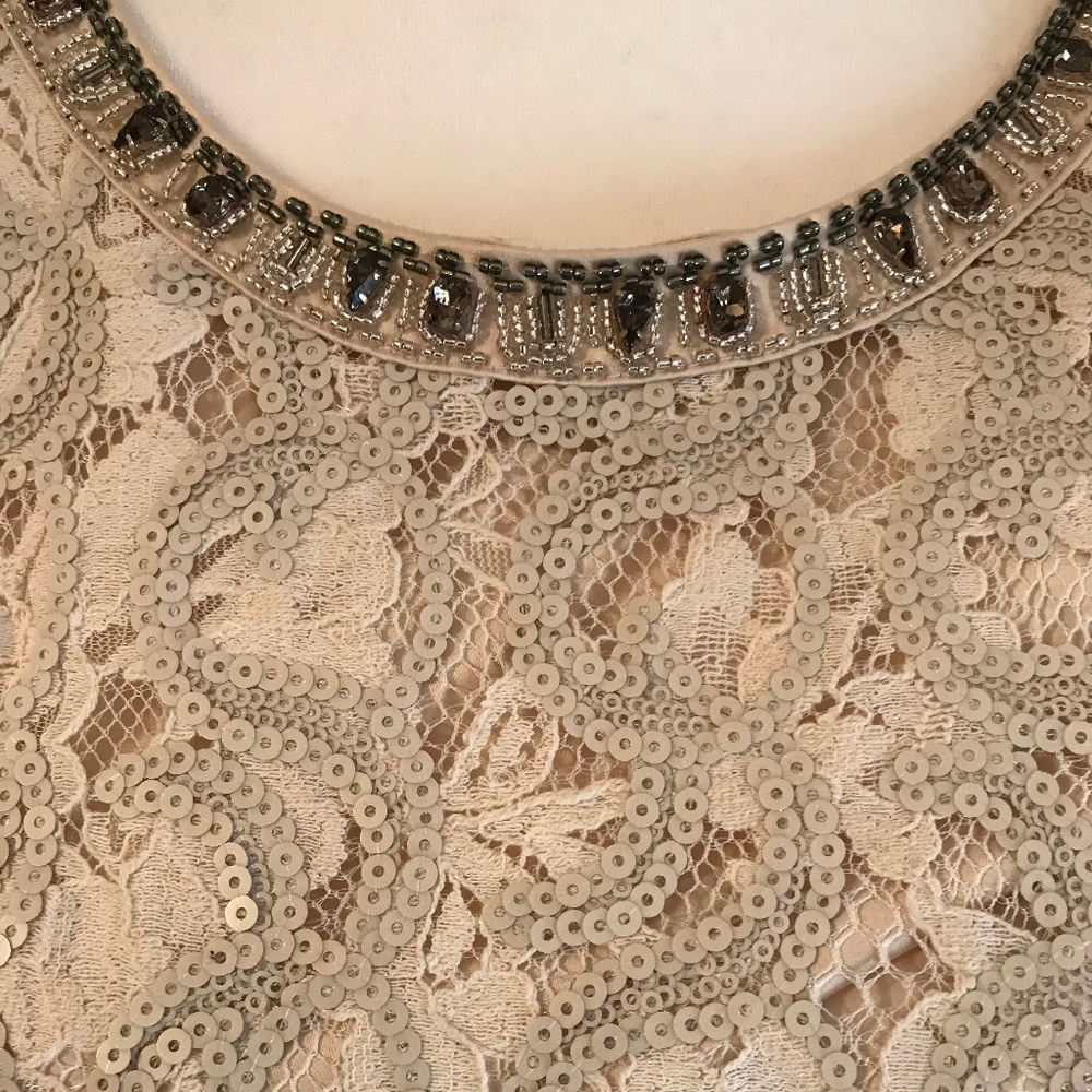 NWT 👗🎁Badgley Mischka  - Sequin Cocktail Dress - Picture 4 of 8